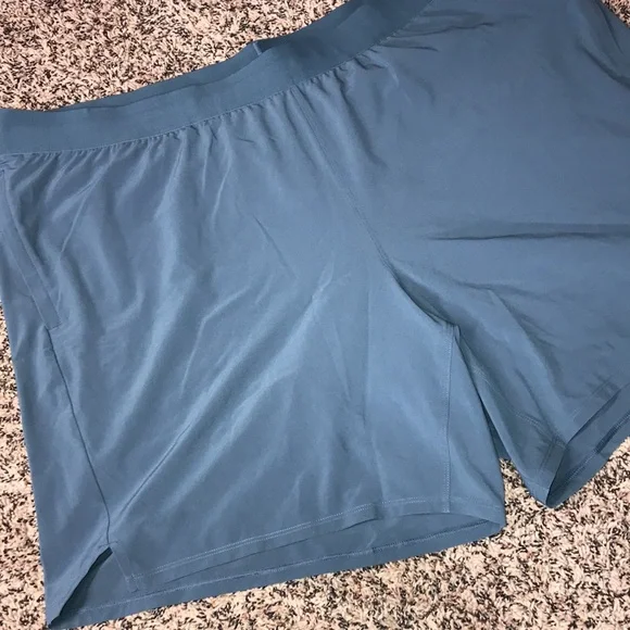 All In Motion Mens Blue 7” Lined Active Shorts Size 2XL | NWT - Picture 2 of 4